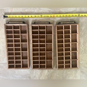 Vintage printer trays